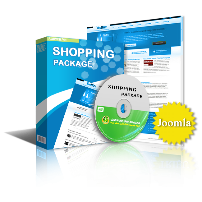 Gói website bán hàng chọn mẫu (Joomla)